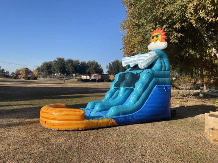 Beach Fun 12ft Water Slide with Pool