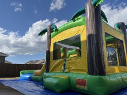 IMG 6274 1739653272 Island Party Dual Lane Bounce House with Slide - Wet/Dry