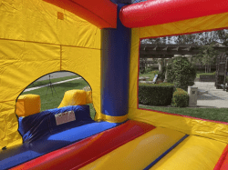 colorful20combo20inside 1738649050.png Multi Color Bounce House with Slide - Wet/Dry