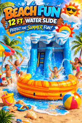 Beach Fun 12ft Water Slide